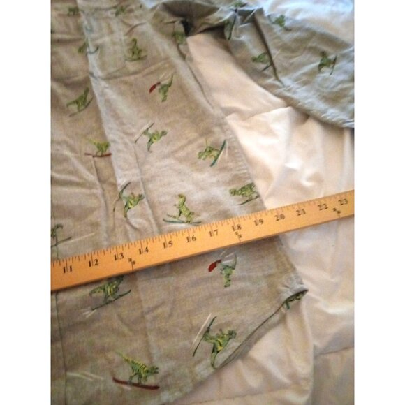 New Cat & Jack Boys size XL (16) Husky Dinosaur Print Button-Down Shirt - Picture 5 of 8